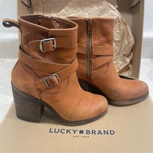 Lucky Brand Women's Tan Ankle Boots